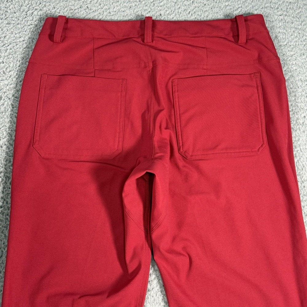 Lululemon Athletica Stretch Khaki Pants Mens 32x30 Red Hiking Travel Outdoor - Picture 8 of 15